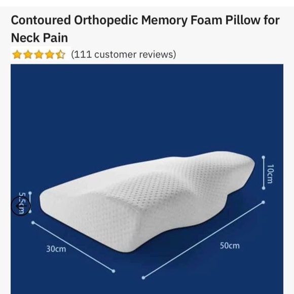 NEW ORTOTEX Chiropractic Pillows (set of 2) - Picture 5 of 10